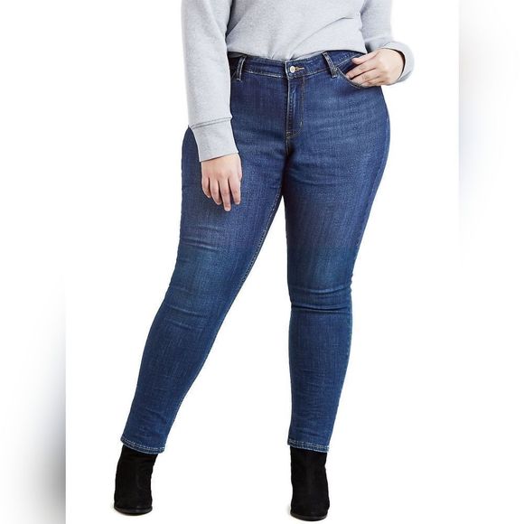 NEW Levi's Mid-Rise Skinny Jeans - Picture 1 of 9